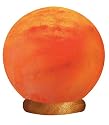 WBM 5-3/4-Inch Wide Hand Carved Himalayan Crystal Salt Lamp Globe
