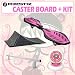Razor Ripstik Pink Caster Board Skate Board w/ Deluxe Accessory Kit