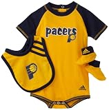 NBA Infant Indiana Pacers Boys Bib & Bootie Set - R228Sypa (Multi, 12 Months)