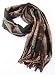 CityEnjoy - Damen / Herren Schal, Dunkelrot, Schwarz, Gold, Braun,Silber, 100% Viskose, ca. 160cm x 60cm