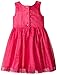 The Children's Place Little Girls' Sleeveless Chiffon Rosette Mesh Dress