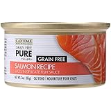 CANIDAE Grain Free Pure Salmon Recipe Canned Cat Food, 3-Ounce, 12-Pack