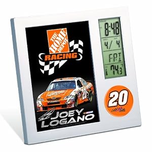 NASCAR Joey Logano Digital Desk Clock