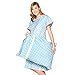 Gownies - Designer Hospital Gown Labor Kit (Small/Medium prepregnancy 0-10, Nicole Gownie with matching pillow case)