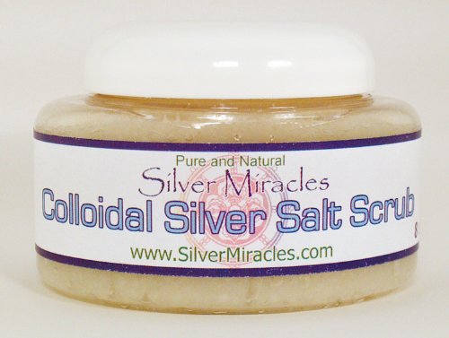Colloidal Silver Salt Scrub - 8 oz