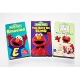 Sesame Street Elmo Combo Pack: The Best of Elmo, Elmosize, Elmo's World: Babies, Dogs &... by 