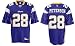 Adrian Peterson Youth Jersey: Reebok Purple Replica #28 Minnesota Vikings Jersey - Small (8)