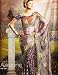 Crinkled Chiffon Foil Printed Saree with a Heavy Zari Sequin Border Awesome Designer Saree Saris Dresses
