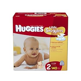 Huggies Little Snugglers Size 2 Giant Pack, 140 Count: Health &amp; Personal Care