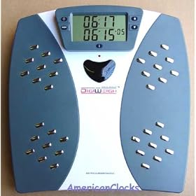 Body Fat Bathroom Scale + Remote...Digital Glass Bathroom Scales Also Available!