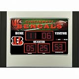 Cincinnati Bengals Alarm Clock Desk Scoreboard