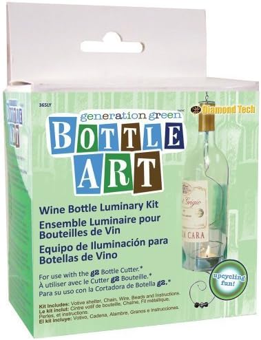 Generation Green Bottle Art Luminary Kit by Diamond Tech International