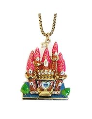 Betsey Johnson FAIRYLAND Castle Pendant Long 37" Necklace