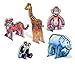 Zoo Safari Shrinky Dinks in 3D