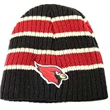 Arizona Cardinals Wide Stripe Knit Beanie