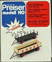 Preiser 21010 Zirkus Ger&auml;tewagen ofen 1:87 Zirkus Krone