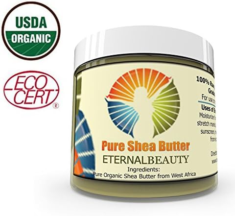 100% Raw Unrefined Shea Butter-Best skin Moisturizer-Natural Treatment For Dry Skin, Acne, Eczema, Stretch Marks. Rich In Vitamin A & E, 16oz- Organic Shea Butter.