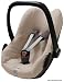 Emitex - Sommerbezug Frottee, Universal Bezug für Babyschale, Autokindersitz, z.B. für Maxi-Cosi, Römer; BEIGE