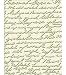 A2 Embossing Folders-Script Texture