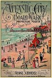 Atlantic City Board Walk Promenade March 20x30 poster