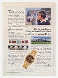 51JoM2LmLVL. SL160  1988 British Open Golf Seve Ballesteros Photo Rolex Watch Print Ad