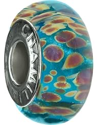 Authentic Chamilia Murano Charm "Aqua Reef" OB-150