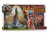 Liberty Brand Cigar Box Label, View of the Statue of Liberty Premium Poster Print, 18x24