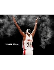 LeBron James Poster by Silk Printing # Size about (47cm x 35cm, 19inch x 14inch) # Unique Gift # 5B9E66