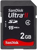 SanDisk UltraII SDカード 2GB 転送速度15MB/Sec SDSDH-002G-J61