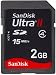 SanDisk UltraII SDカード 2GB 転送速度15MB/Sec SDSDH-002G-J61