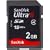SanDisk UltraII SD�J�[�h 2GB �]�����x15MB/Sec SDSDH-002G-J61