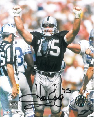 Howie Long signed Oakland Raiders 8x10 Photo
