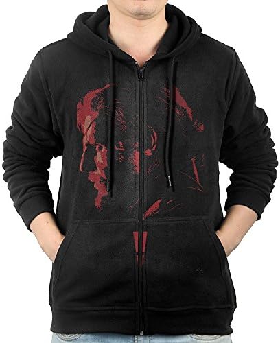 Man's Metal Gear Solid V The Phantom Pain Poster Hooded Sweatshirt Zip-Front