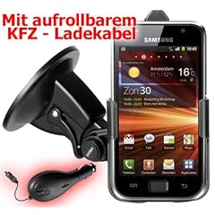 DAS ORIGINAL YAYAGO STARTER SET F�R Ihr Samsung Galaxy S Plus i9001 : Halter ***VIBRATIONSFREI*** KFZ Halterung 360 grad drehbar f�r Ihr Samsung Galaxy S Plus i9001 KFZ Halter Autohalterung + Kfz Ladekabel MIT AUFROLLFUNKTION f�r Ihr Samsung Galaxy S Plus i9001 + Sportliche Oberarmtasche f�r z.B. mp3 Player + yayago Lanyard