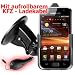 DAS ORIGINAL YAYAGO STARTER SET F�R Ihr Samsung Galaxy S Plus i9001 : Halter ***VIBRATIONSFREI*** KFZ Halterung 360 grad drehbar f�r Ihr Samsung Galaxy S Plus i9001 KFZ Halter Autohalterung + Kfz Ladekabel MIT AUFROLLFUNKTION f�r Ihr Samsung Galaxy S Plus i9001 + Sportliche Oberarmtasche f�r z.B. mp3 Player + yayago Lanyard