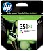 Hewlett Packard [HP] No. 351XL  Inkjet Cartridge Page Life 580pp 74g High Yield Colour Ref CB338EE