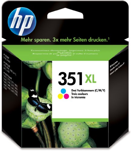 Hewlett Packard [HP] No. 351XL  Inkjet Cartridge Page Life 580pp 74g High Yield Colour Ref CB338EE