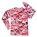 Mens Camouflage T-Shirt - Long Sleeve, Pink Camo by Rothco