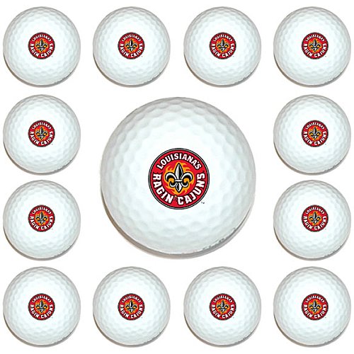 Louisiana Lafayette Ragin Cajuns Dozen Pack Of Golf Balls From Team Golf