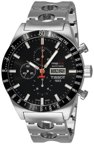 Tissot Men's T0446142105100 T-Sport PRS516 Automatic Black Day Date Dial Watch