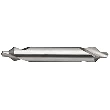 Magafor 135 Series High Speed Steel Combined Drill and Countersink, Uncoated (Bright) Finish, Bell Style, 60 and 120 Degrees, #11 Size, 0.125" Body Diameter