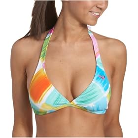 Roxy Juniors' Perfect Harmony 70'S Halter Bikini Top