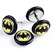 PiercingJ 2pcs Bat Batman Disc Plug Fake Cheater Earring Ear Ring Stud Barbell P...