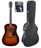 Fender CD-60 Dreadnought Acoustic Guitar Bundle with Fender Acoustic Guitar Maintenance Pack - Sunburst
