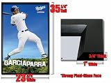 FRAMED NOMAR GARCIAPARRA DODGERS POSTER FR 4221