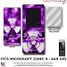 Zune 2 Skin Radioactive Purple WraptorSkinz TM Kit fits Zune 2 (4&8gig player) by TuneTattooz TM