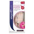 Elegant Touch Classic French Simply Pink Slim Tip Artificial Nails