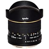 Opteka 6.5mm f/3.5 MF Aspherical Circular Fisheye Lens for Sony Alpha Digital SLR Cameras