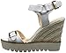 Nine West Women's Aprilshower Leather Wedge Pump