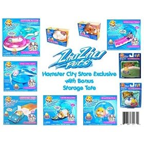Zhu Zhu Pets Hamster City Bundle with Bonus Storage Tote